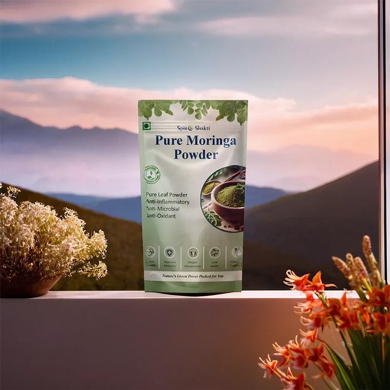 Pure Moringa Powder for Immune Support & Energy Boost